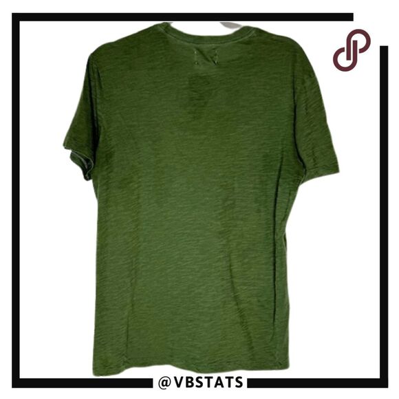 Sol Angeles Men's Essential Slub Short Sleeve T-Shirt Cypress Green Size Medium - Picture 2 of 9